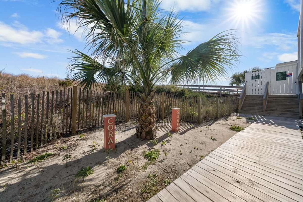 WALKWAY TO POOL AND BEACH ACCESS